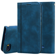 Load image into Gallery viewer, Frosted Business Magnetic Horizontal Flip PU Leather Case with Holder &amp; Card Slot &amp; Lanyard, For Xiaomi Redmi K20, For Xiaomi Redmi 6A, For Xiaomi Redmi 7, For Xiaomi Redmi 7A, For Xiaomi Redmi 8, For Xiaomi Redmi 8A, For Xiaomi Redmi Note 7           ...