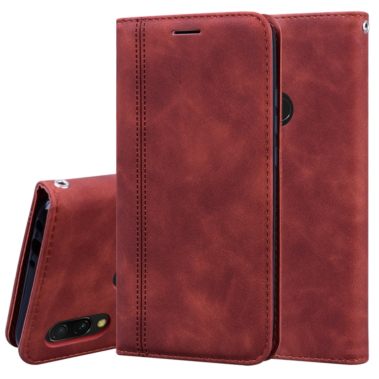 Frosted Business Magnetic Horizontal Flip PU Leather Case with Holder & Card Slot & Lanyard, For Xiaomi Redmi K20, For Xiaomi Redmi 6A, For Xiaomi Redmi 7, For Xiaomi Redmi 7A, For Xiaomi Redmi 8, For Xiaomi Redmi 8A, For Xiaomi Redmi Note 7           ...