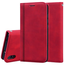 Load image into Gallery viewer, Frosted Business Magnetic Horizontal Flip PU Leather Case with Holder &amp; Card Slot &amp; Lanyard, For Xiaomi Redmi K20, For Xiaomi Redmi 6A, For Xiaomi Redmi 7, For Xiaomi Redmi 7A, For Xiaomi Redmi 8, For Xiaomi Redmi 8A, For Xiaomi Redmi Note 7           ...