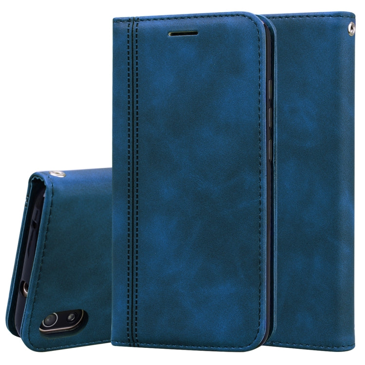 Frosted Business Magnetic Horizontal Flip PU Leather Case with Holder & Card Slot & Lanyard, For Xiaomi Redmi K20, For Xiaomi Redmi 6A, For Xiaomi Redmi 7, For Xiaomi Redmi 7A, For Xiaomi Redmi 8, For Xiaomi Redmi 8A, For Xiaomi Redmi Note 7           ...