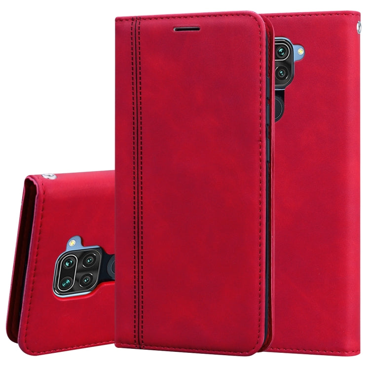 Frosted Business Magnetic Horizontal Flip PU Leather Case with Holder & Card Slot & Lanyard, For Xiaomi Redmi Note 8T, For Xiaomi Redmi Note 9 / Redmi 10X 4G, For Xiaomi Redmi Note 9S, For Xiaomi Mi CC9 / A3 Lite / Mi 9 Lite, For Xiaomi Mi CC9e