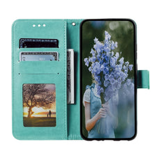 Load image into Gallery viewer, Totem Flower Embossed Leather Phone Case, For iPhone 15 Plus, For iPhone 15