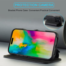 Load image into Gallery viewer, LC.IMEEKE Hon Ancient Series Flip Leather Phone Case, For iPhone 15 Pro, For iPhone 15 Plus, For iPhone 15