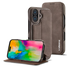 Load image into Gallery viewer, LC.IMEEKE Hon Ancient Series Flip Leather Phone Case, For iPhone 15 Pro, For iPhone 15 Plus, For iPhone 15