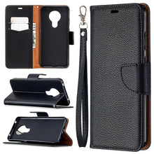 Load image into Gallery viewer, Litchi Texture Pure Color Horizontal Flip Leather Case with Holder &amp; Card Slots &amp; Wallet &amp; Lanyard, For Nokia 5.3, For Xiaomi Redmi Note 9