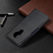 Load image into Gallery viewer, Litchi Texture Pure Color Horizontal Flip Leather Case with Holder &amp; Card Slots &amp; Wallet &amp; Lanyard, For Nokia 5.3, For Xiaomi Redmi Note 9