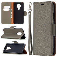 Load image into Gallery viewer, Litchi Texture Pure Color Horizontal Flip Leather Case with Holder &amp; Card Slots &amp; Wallet &amp; Lanyard, For Nokia 5.3, For Xiaomi Redmi Note 9