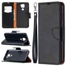 Load image into Gallery viewer, Litchi Texture Pure Color Horizontal Flip Leather Case with Holder &amp; Card Slots &amp; Wallet &amp; Lanyard, For Nokia 5.3, For Xiaomi Redmi Note 9