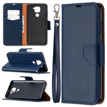 Load image into Gallery viewer, Litchi Texture Pure Color Horizontal Flip Leather Case with Holder &amp; Card Slots &amp; Wallet &amp; Lanyard, For Nokia 5.3, For Xiaomi Redmi Note 9