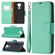 Load image into Gallery viewer, Litchi Texture Pure Color Horizontal Flip Leather Case with Holder &amp; Card Slots &amp; Wallet &amp; Lanyard, For Nokia 5.3, For Xiaomi Redmi Note 9
