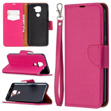 Load image into Gallery viewer, Litchi Texture Pure Color Horizontal Flip Leather Case with Holder &amp; Card Slots &amp; Wallet &amp; Lanyard, For Nokia 5.3, For Xiaomi Redmi Note 9
