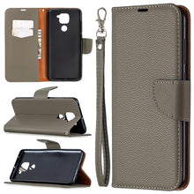 Load image into Gallery viewer, Litchi Texture Pure Color Horizontal Flip Leather Case with Holder &amp; Card Slots &amp; Wallet &amp; Lanyard, For Nokia 5.3, For Xiaomi Redmi Note 9