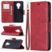 Load image into Gallery viewer, Retro Lambskin Texture Pure Color Horizontal Flip PU Leather Case with Holder &amp; Card Slots &amp; Wallet &amp; Lanyard, For Xiaomi Redmi Note 9, For Nokia 5.3