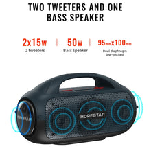 Load image into Gallery viewer, HOPESTAR A50 80W IPX6 Waterproof Portable Bluetooth Speaker Outdoor Subwoofer