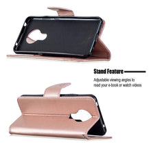 Load image into Gallery viewer, Two Butterflies Embossing Pattern Horizontal Flip Leather Case with Holder &amp; Card Slot &amp; Wallet &amp; Lanyard, For Nokia 5.3, For Xiaomi Redmi Note 9