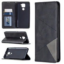 Load image into Gallery viewer, Rhombus Texture Horizontal Flip Magnetic Leather Case with Holder &amp; Card Slots &amp; Wallet, For Xiaomi Redmi Note 9