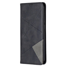 Load image into Gallery viewer, Rhombus Texture Horizontal Flip Magnetic Leather Case with Holder &amp; Card Slots &amp; Wallet, For Xiaomi Redmi Note 9