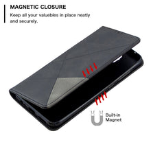 Load image into Gallery viewer, Rhombus Texture Horizontal Flip Magnetic Leather Case with Holder &amp; Card Slots &amp; Wallet, For Xiaomi Redmi Note 9