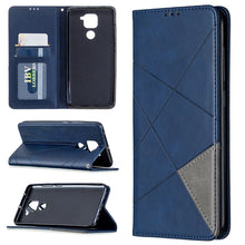 Load image into Gallery viewer, Rhombus Texture Horizontal Flip Magnetic Leather Case with Holder &amp; Card Slots &amp; Wallet, For Xiaomi Redmi Note 9
