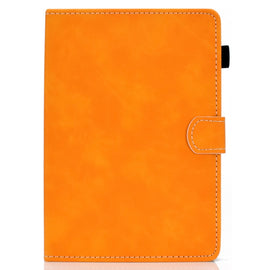 Tablet PC Universal Cowhide Texture Horizontal Flip Leather Case with Holder & Card Slots & Pen Slot