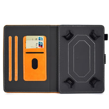 Load image into Gallery viewer, Tablet PC Universal Cowhide Texture Horizontal Flip Leather Case with Holder &amp; Card Slots &amp; Pen Slot