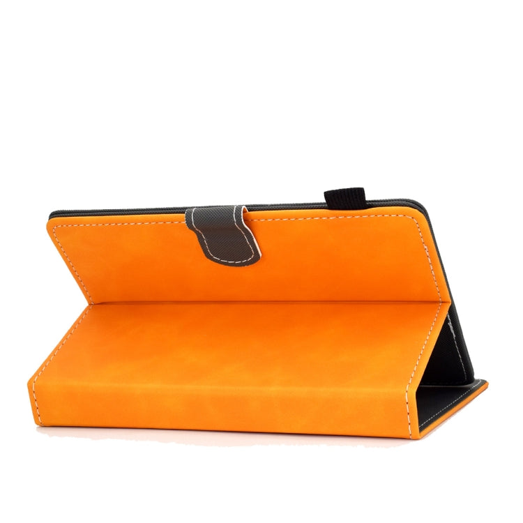 Tablet PC Universal Cowhide Texture Horizontal Flip Leather Case with Holder & Card Slots & Pen Slot
