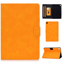 Load image into Gallery viewer, Cowhide Texture Horizontal Flip Leather Case with Holder &amp; Card Slots &amp; Sleep / Wake-up Function, For Samsung Galaxy Tab S6 Lite P610/P615, For Samsung Galaxy Tab A 8.0 (2019) T290/T295, For Samsung Galaxy Tab A 10.1 (2019) T510/T515                   ...