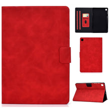 Load image into Gallery viewer, Cowhide Texture Horizontal Flip Leather Case with Holder &amp; Card Slots &amp; Sleep / Wake-up Function, For Samsung Galaxy Tab S6 Lite P610/P615, For Samsung Galaxy Tab A 8.0 (2019) T290/T295, For Samsung Galaxy Tab A 10.1 (2019) T510/T515                   ...