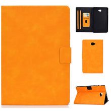 Load image into Gallery viewer, Cowhide Texture Horizontal Flip Leather Case with Holder &amp; Card Slots &amp; Sleep / Wake-up Function, For Samsung Galaxy Tab S6 Lite P610/P615, For Samsung Galaxy Tab A 8.0 (2019) T290/T295, For Samsung Galaxy Tab A 10.1 (2019) T510/T515                   ...