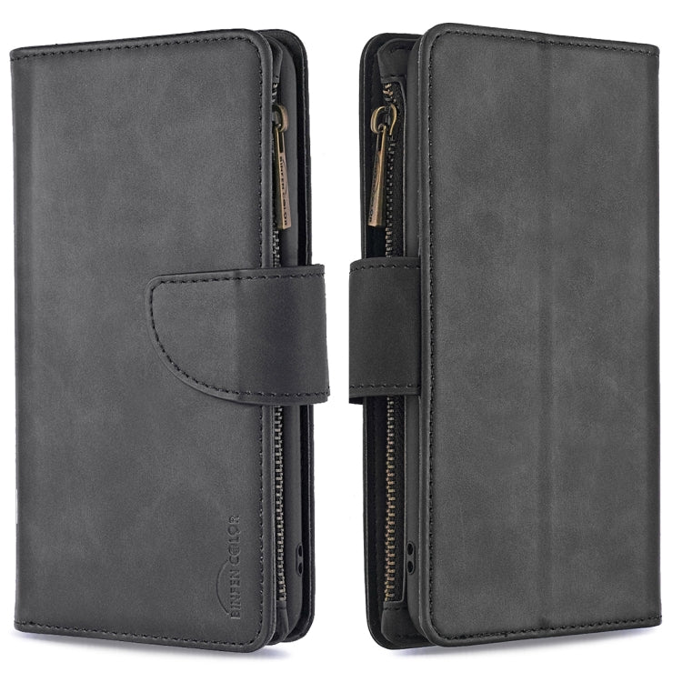 Skin Feel Detachable Magnetic Zipper Horizontal Flip PU Leather Case with Multi-Card Slots & Holder & Wallet & Photo Frame & Lanyard, For iPhone SE 2022 / SE 2020 / 8 / 7, For iPhone XS / X, For iPhone 6 Plus, For iPhone 6, For iPhone 11 Pro Max       ...