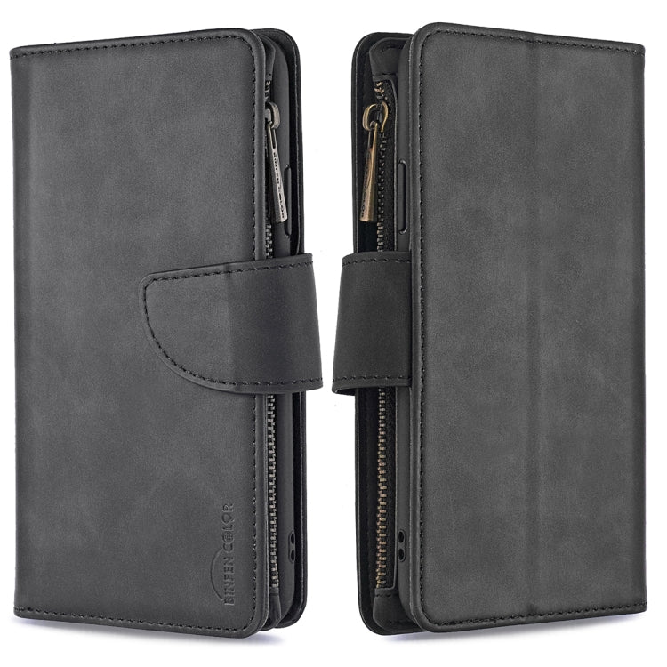 Skin Feel Detachable Magnetic Zipper Horizontal Flip PU Leather Case with Multi-Card Slots & Holder & Wallet & Photo Frame & Lanyard, For iPhone SE 2022 / SE 2020 / 8 / 7, For iPhone XS / X, For iPhone 6 Plus, For iPhone 6, For iPhone 11 Pro Max       ...