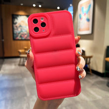 Load image into Gallery viewer, Eiderdown Airbag Frosted TPU Phone Case, For iPhone 12 Pro, For iPhone 11 Pro Max, For iPhone 11, For iPhone 11 Pro, For iPhone XS / X, For iPhone XR, For iPhone XS Max, For iPhone 8 Plus / 7 Plus