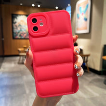 Load image into Gallery viewer, Eiderdown Airbag Frosted TPU Phone Case, For iPhone 12 Pro, For iPhone 11 Pro Max, For iPhone 11, For iPhone 11 Pro, For iPhone XS / X, For iPhone XR, For iPhone XS Max, For iPhone 8 Plus / 7 Plus