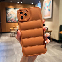 Load image into Gallery viewer, Eiderdown Airbag Frosted TPU Phone Case, For iPhone 12 Pro, For iPhone 11 Pro Max, For iPhone 11, For iPhone 11 Pro, For iPhone XS / X, For iPhone XR, For iPhone XS Max, For iPhone 8 Plus / 7 Plus