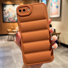 Load image into Gallery viewer, Eiderdown Airbag Frosted TPU Phone Case, For iPhone 12 Pro, For iPhone 11 Pro Max, For iPhone 11, For iPhone 11 Pro, For iPhone XS / X, For iPhone XR, For iPhone XS Max, For iPhone 8 Plus / 7 Plus