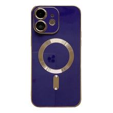 Load image into Gallery viewer, Magsafe Plating TPU Phone Case with Lens Film, For iPhone 13 Pro, For iPhone 13, For iPhone 12, For iPhone 12 Pro Max, For iPhone 12 Pro, For iPhone 11 Pro Max, For iPhone 11