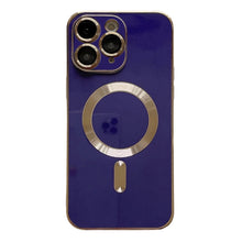 Load image into Gallery viewer, Magsafe Plating TPU Phone Case with Lens Film, For iPhone 13 Pro, For iPhone 13, For iPhone 12, For iPhone 12 Pro Max, For iPhone 12 Pro, For iPhone 11 Pro Max, For iPhone 11