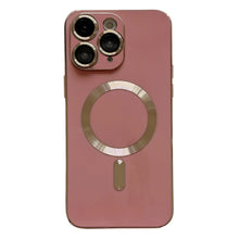 Load image into Gallery viewer, Magsafe Plating TPU Phone Case with Lens Film, For iPhone 13 Pro, For iPhone 13, For iPhone 12, For iPhone 12 Pro Max, For iPhone 12 Pro, For iPhone 11 Pro Max, For iPhone 11