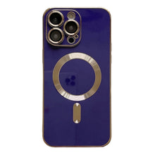 Load image into Gallery viewer, Magsafe Plating TPU Phone Case with Lens Film, For iPhone 13 Pro, For iPhone 13, For iPhone 12, For iPhone 12 Pro Max, For iPhone 12 Pro, For iPhone 11 Pro Max, For iPhone 11