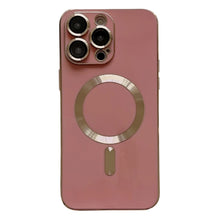 Load image into Gallery viewer, Magsafe Plating TPU Phone Case with Lens Film, For iPhone 13 Pro, For iPhone 13, For iPhone 12, For iPhone 12 Pro Max, For iPhone 12 Pro, For iPhone 11 Pro Max, For iPhone 11