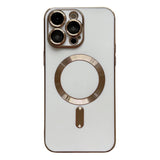 Magsafe Plating TPU Phone Case with Lens Film, For iPhone 15 Pro Max, For iPhone 15 Pro, For iPhone 15 Plus, For iPhone 15, For iPhone 14 Plus, For iPhone 14, For iPhone 14 Pro, For iPhone 14 Pro Max, For iPhone 13 Pro Max