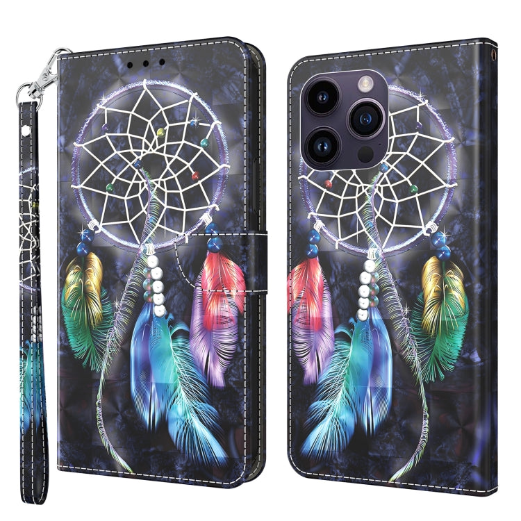 3D Painted Leather Phone Case, For iPhone 15 Pro Max, For iPhone 15 Pro, For iPhone 15 Plus, For iPhone 15