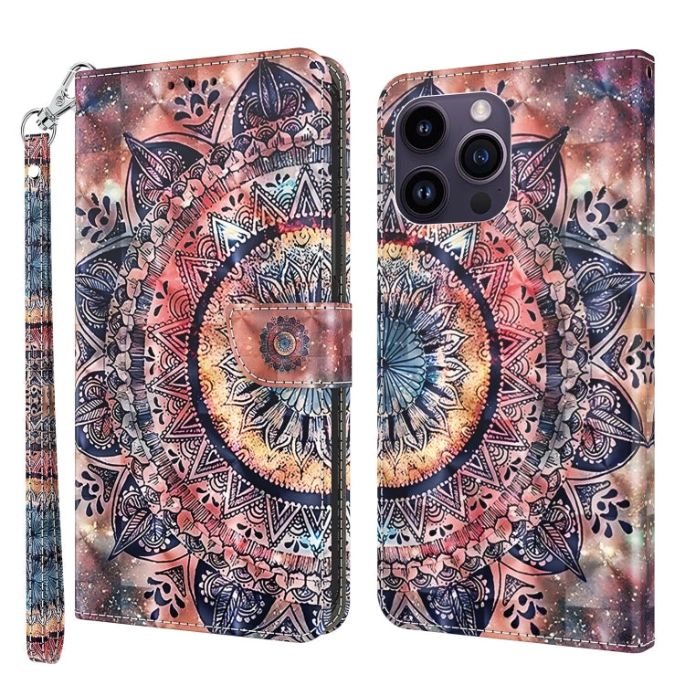 3D Painted Leather Phone Case, For iPhone 15 Pro Max, For iPhone 15 Pro, For iPhone 15 Plus, For iPhone 15