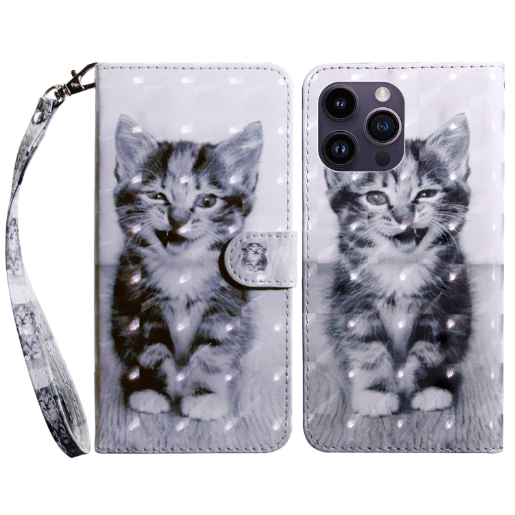 3D Painted Leather Phone Case, For iPhone 15 Pro Max, For iPhone 15 Pro, For iPhone 15 Plus, For iPhone 15