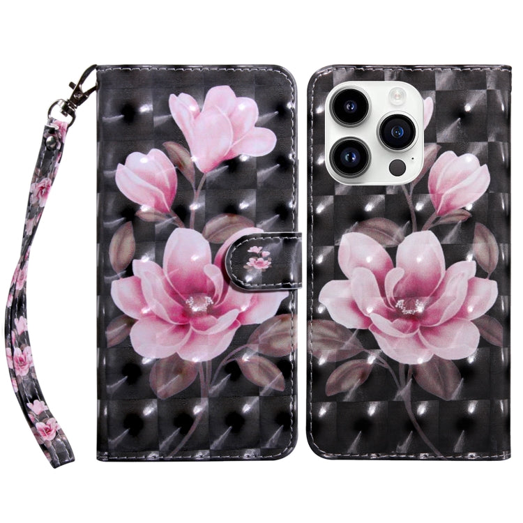 3D Painted Leather Phone Case, For iPhone 15 Pro Max, For iPhone 15 Pro, For iPhone 15 Plus, For iPhone 15
