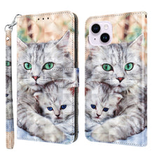 Load image into Gallery viewer, 3D Painted Leather Phone Case, For iPhone 15 Pro Max, For iPhone 15 Pro, For iPhone 15 Plus, For iPhone 15