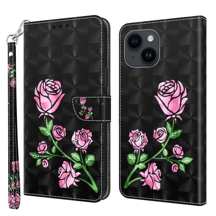 3D Painted Leather Phone Case, For iPhone 15 Pro Max, For iPhone 15 Pro, For iPhone 15 Plus, For iPhone 15