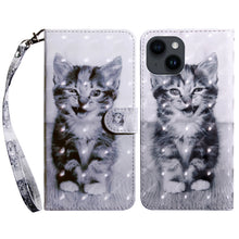 Load image into Gallery viewer, 3D Painted Leather Phone Case, For iPhone 15 Pro Max, For iPhone 15 Pro, For iPhone 15 Plus, For iPhone 15