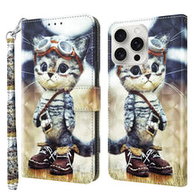 Load image into Gallery viewer, 3D Painted Leather Phone Case, For iPhone 16 Pro Max, For iPhone 16 Pro, For iPhone 16 Plus, For iPhone 16