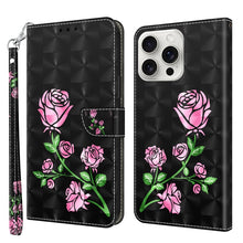Load image into Gallery viewer, 3D Painted Leather Phone Case, For iPhone 16 Pro Max, For iPhone 16 Pro, For iPhone 16 Plus, For iPhone 16